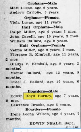 A photostat of an admissions document.